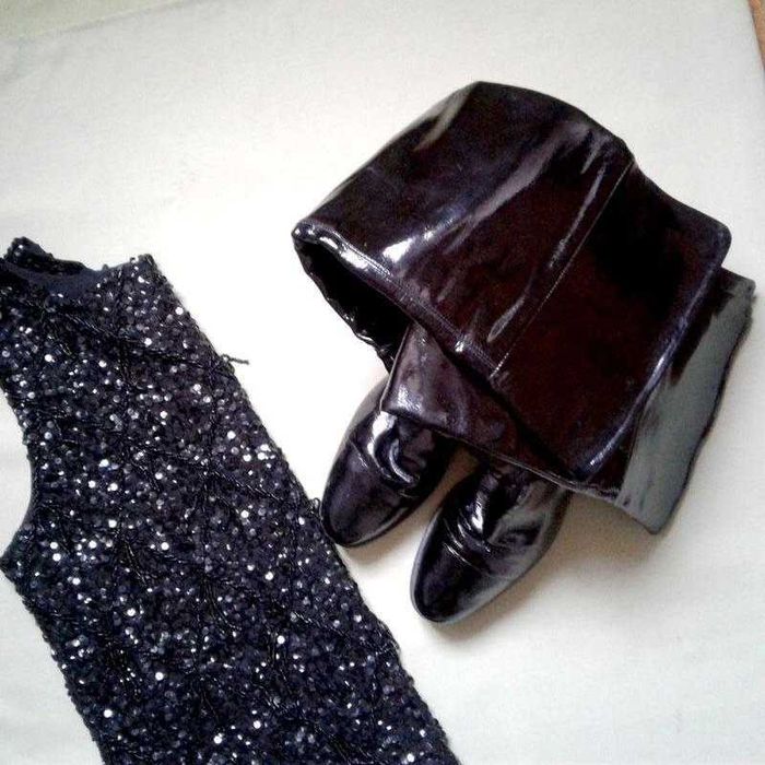 Сапоги ботфорты River woods Италия, натуральная кожа лак