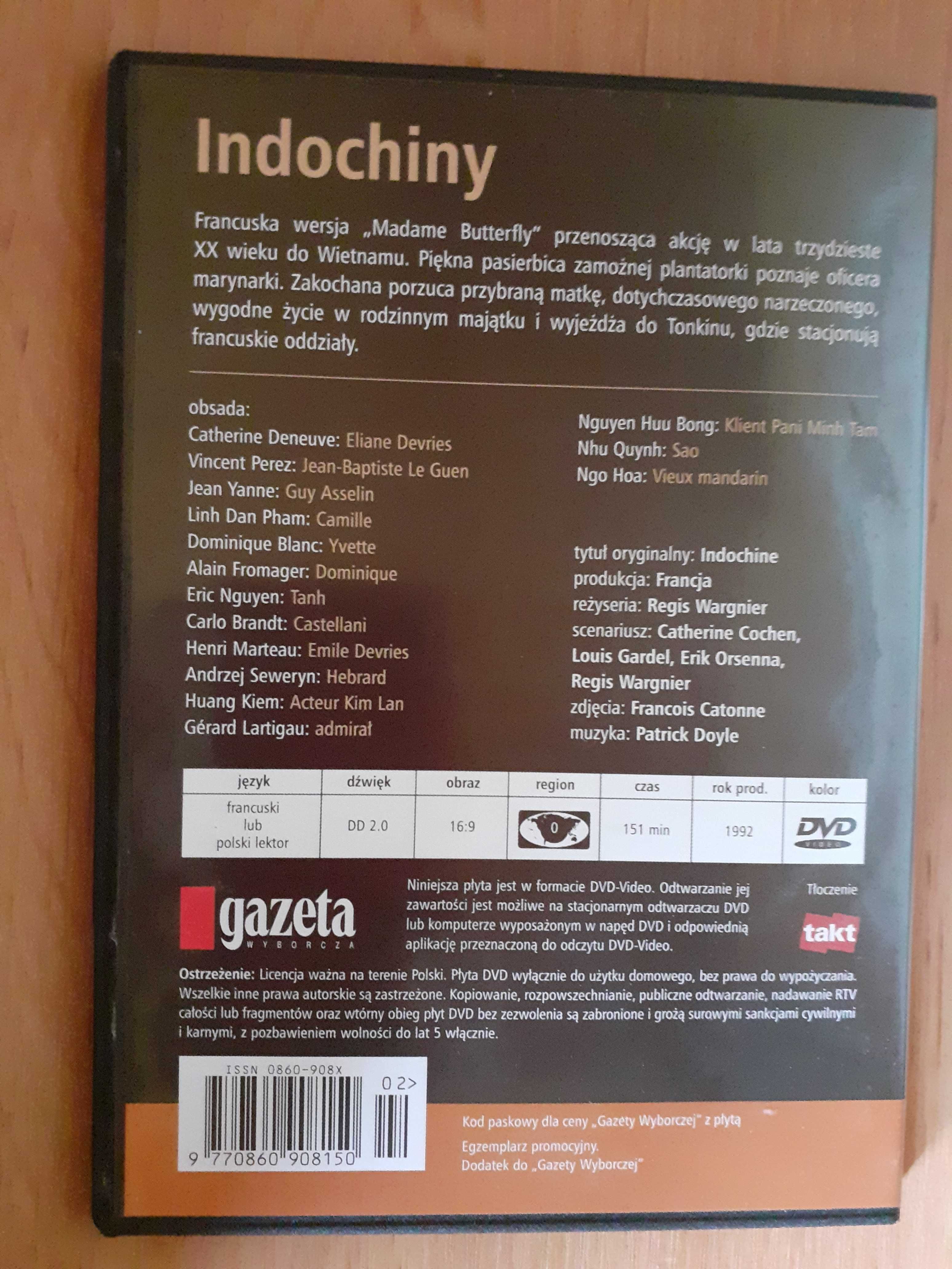 Indochiny film DVD