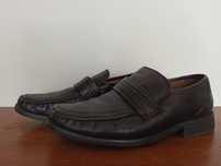 Pantofle mokasyny Clarks skórzane