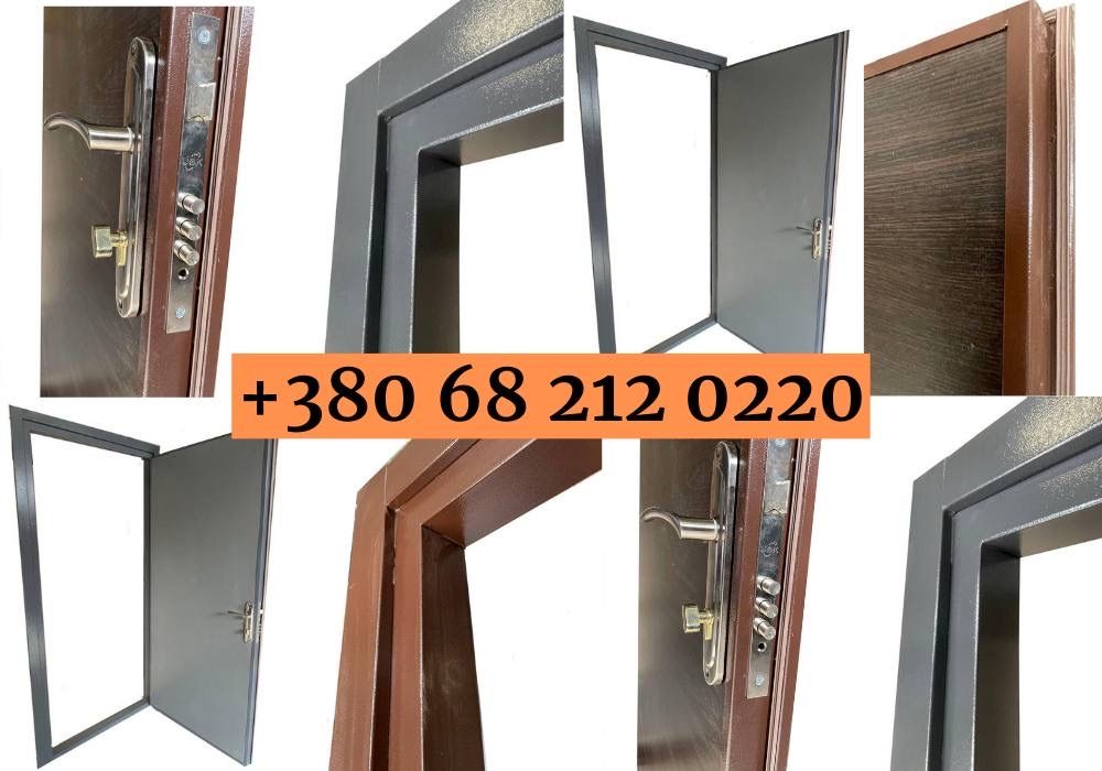 ВІД ВИРОБНИКА! Металеві двері для під’їзду тамбура гаража броньовані