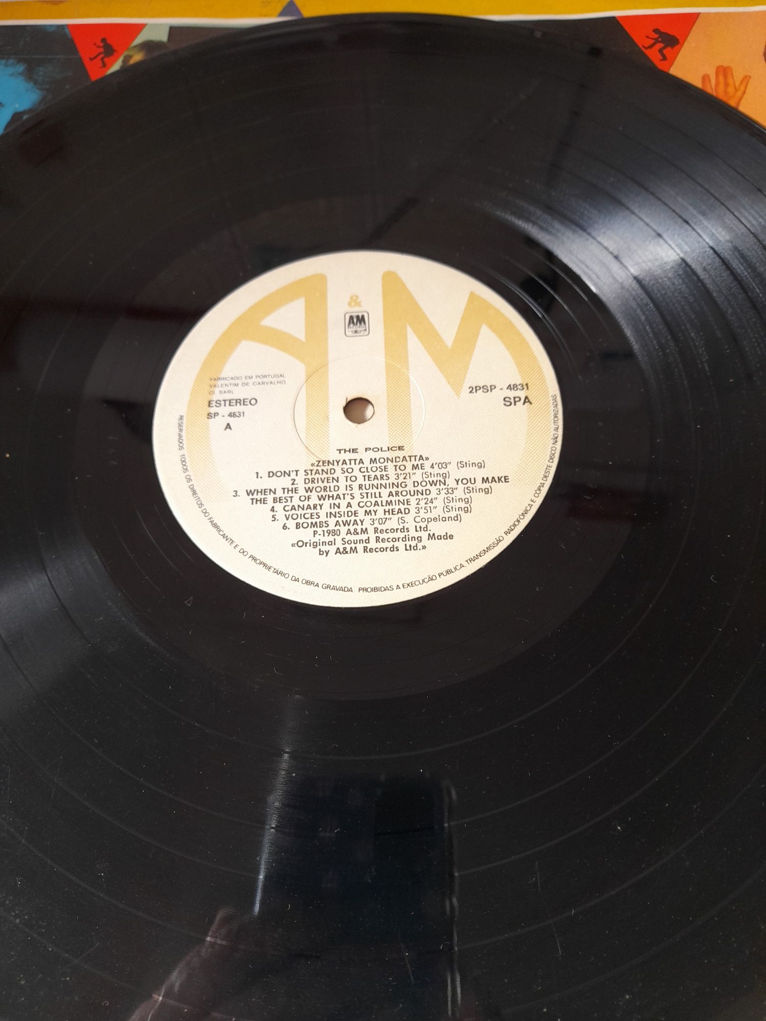The Police Albúm Lp Vinil Zenyatta Mondatta de 1980