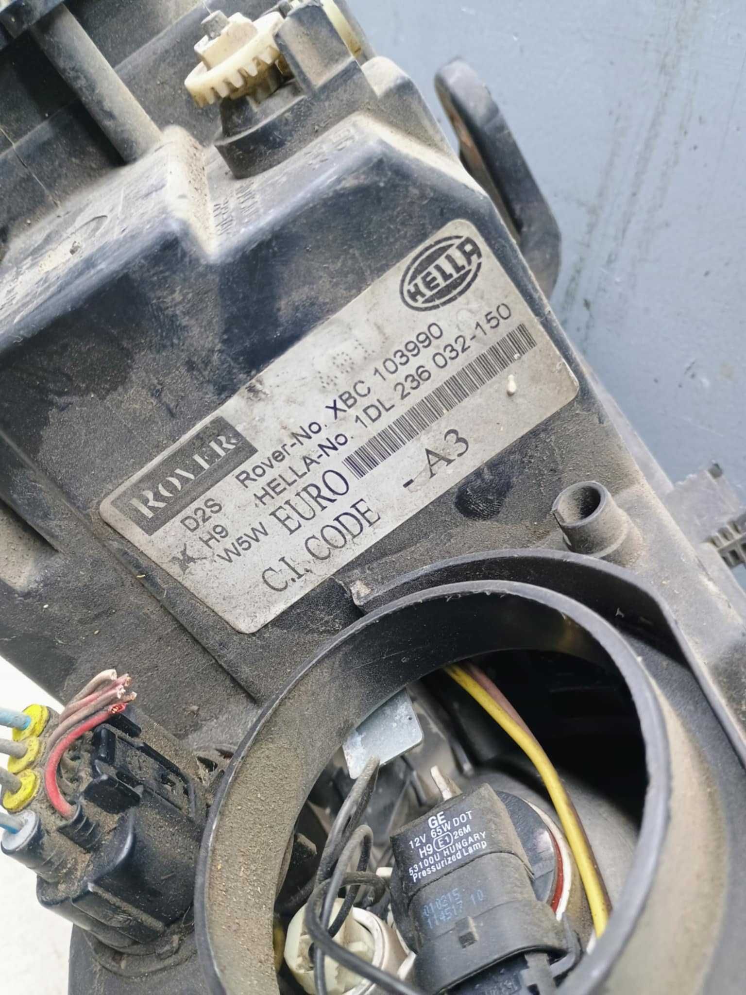 Lampa lewy przód lewa przednia XENON SPRAWNY Rover 75 MG ZT EU