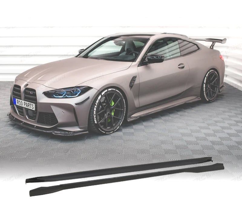 EXTENSÕES DE EMBALADEIRAS BMW G82 G83 20- M4 PRETO BRILHANTE