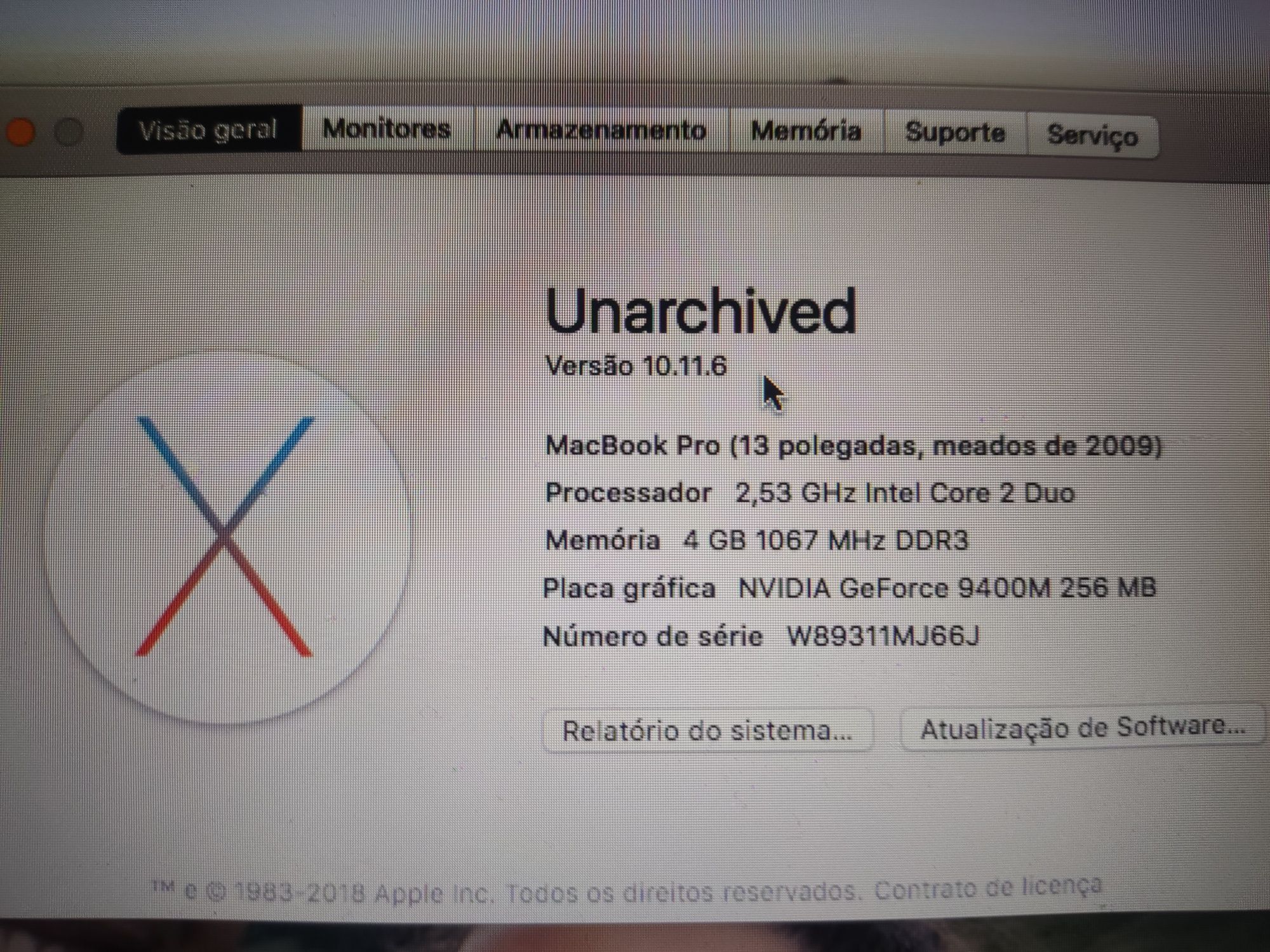 MacBook Pro 13Polegadas-2009