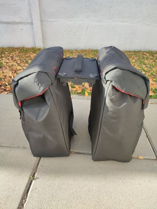 Podwójna sakwa rowerowa New Looxs Vigo Racktime gazelle MIK basil