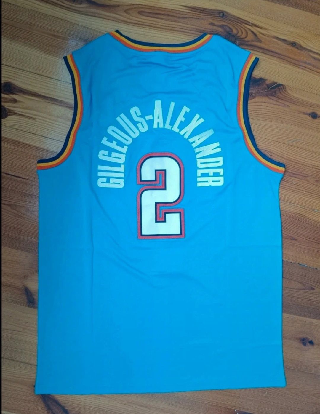 Shai Gilgeous Alexander Oklahoma city thunder nba wyszywany Jersey L