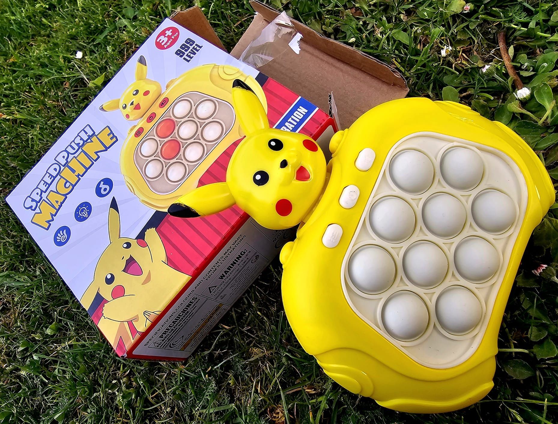 Nowa super gra gierka dla dzieci PopIt Pikachu Pokemon - zabawki