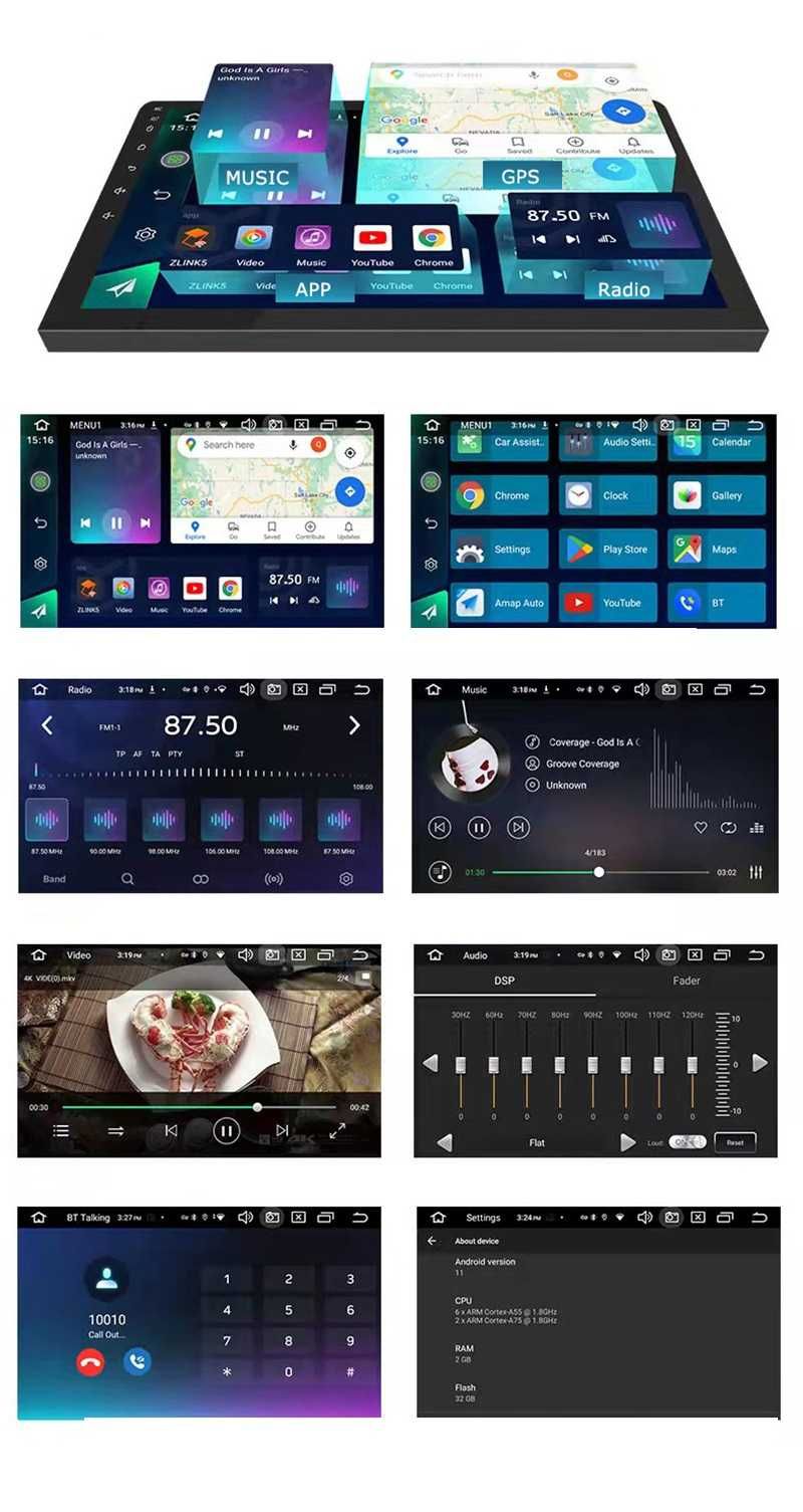 Radio RDS DAB+ CarPlay Android GPS WiFi DVD USB Mp3 EXEO AUDI A4 B6 B7