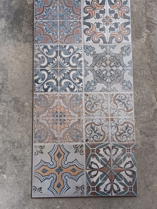 6 Caixas de azulejo  decorativo  de parede