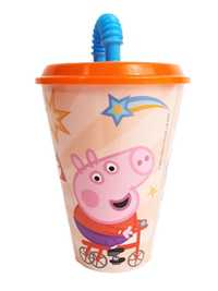 Kubek Ze Słomką Świnka Peppa George Bidon 430Ml