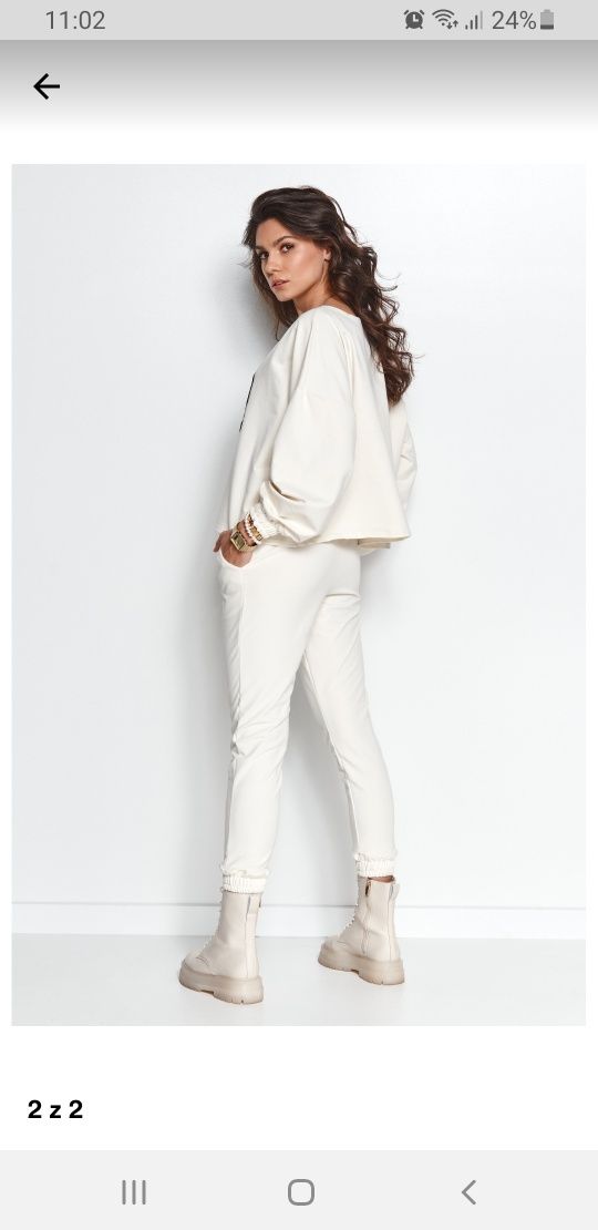 Bluza bez metek makadamia s/m