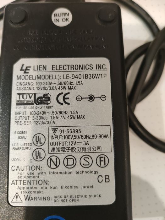 Блок питания Lien Electronics LE-9401B36W1P