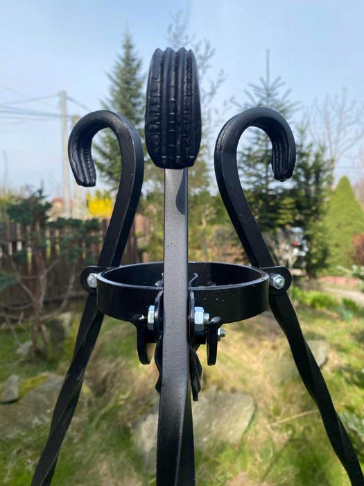 Grill Ogrodowy Ruszt NIERDZEWNY 70 cm kociołek węgierski 30L XXL