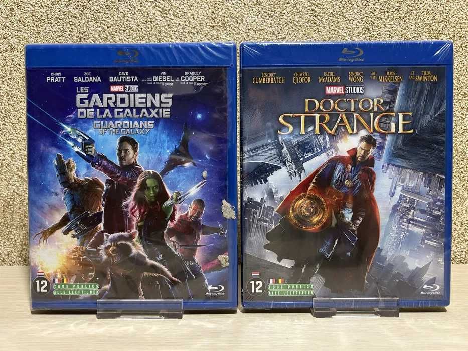 Blu-ray диски Marvel Мстители 1-3 /Тор 1-3 / Человек-паук с переводом.