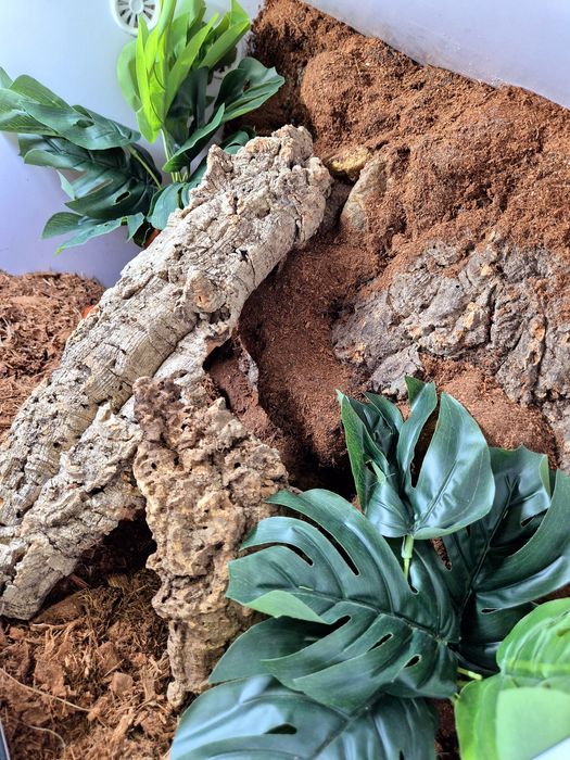 Terrarium 60x40x40 plyta biała wysyłka