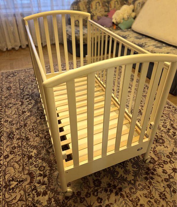 Ліжечко Pali Ciak білого кольору