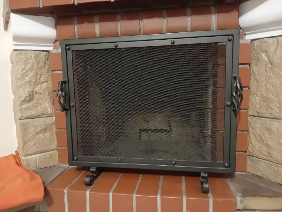 Osłona siatka kominka