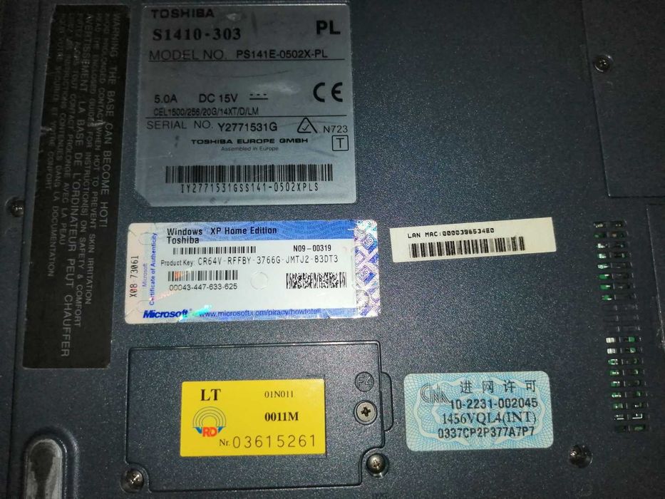 sprzedam laptop Toshiba