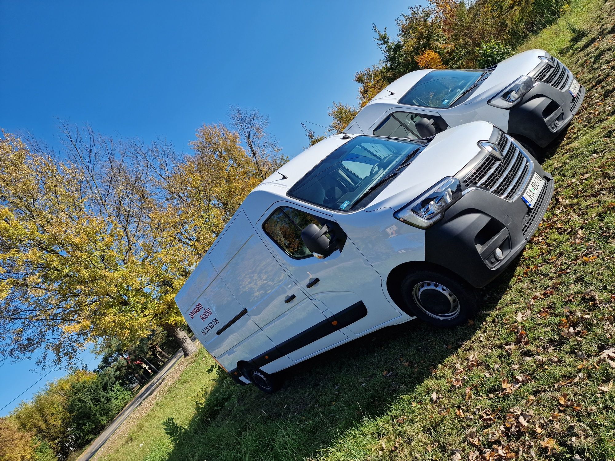 Wynajem wypozyczalnia bus dostawczy Renault Master