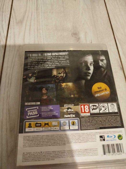 Płyta CD z grą The last of us PS3