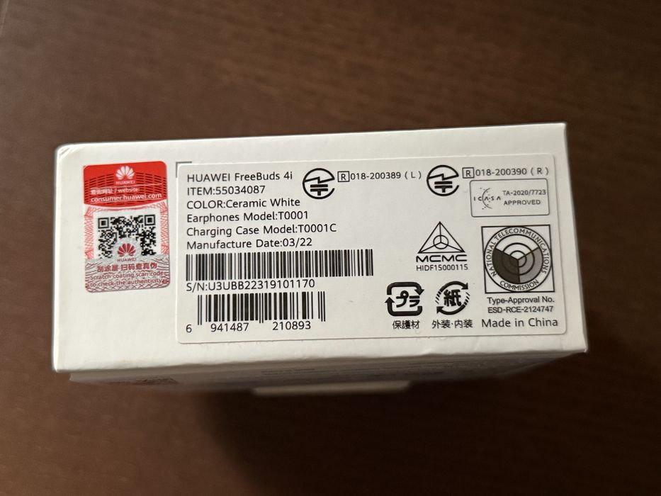 Auriculares Huawei FreeBuds 4i