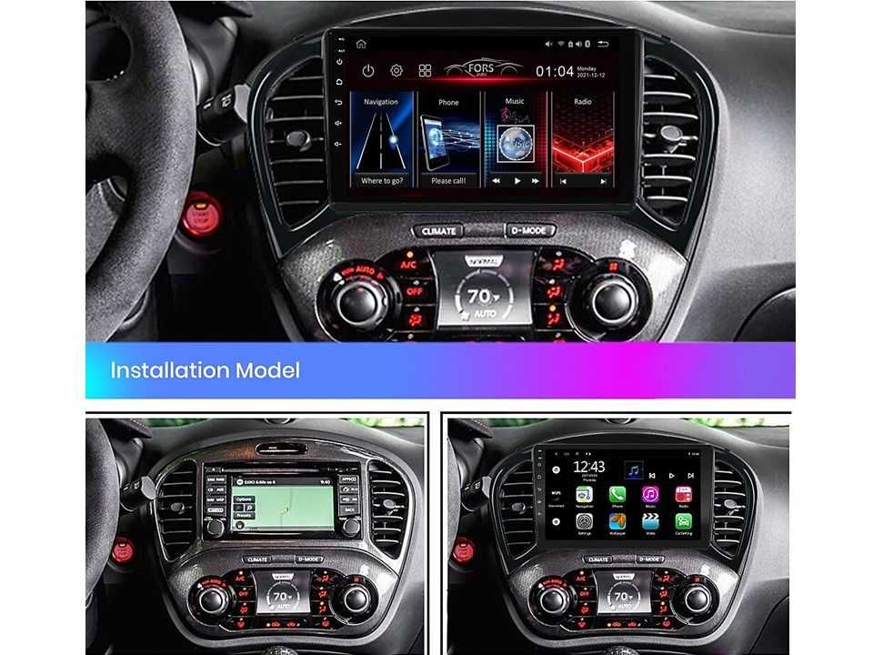 Radio samochodowe Android Nissan Juke (9", UV) 2011.-2016