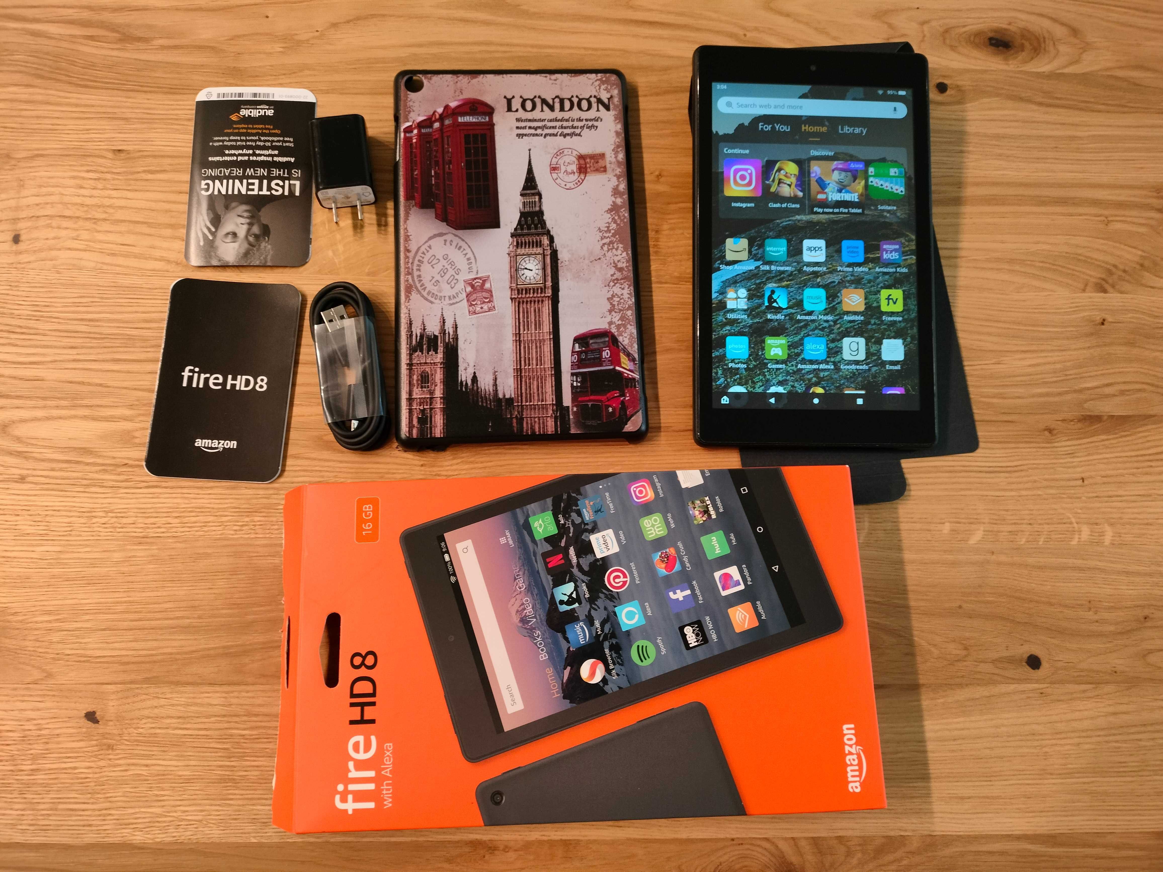 Планшет Amazon Fire HD 8 1.5/16GB WiFi (Generation-8th) Black + бампер