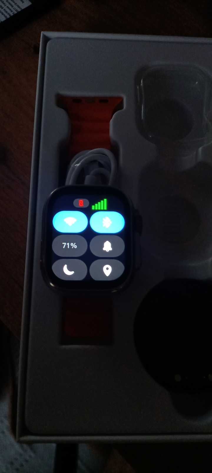 relógio pulso para cartão 
sim,formato apple ultra ,android 10,128gb