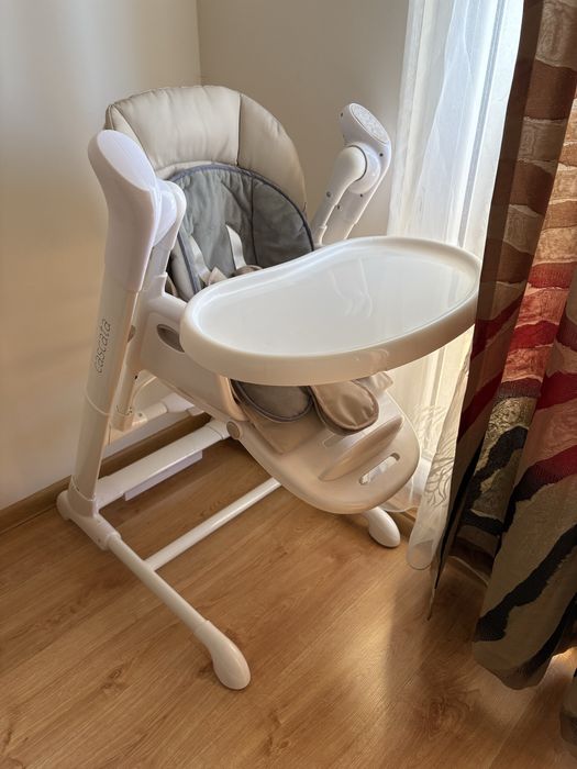 Carrello Cascata 3w1 - krzesetko do karmienia, hustawka i lezaczek