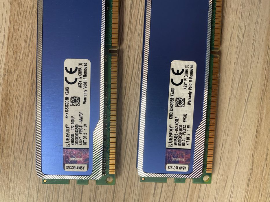 Pamięć RAM Kingston HyperX DDR3 2x4GB 1600MHz