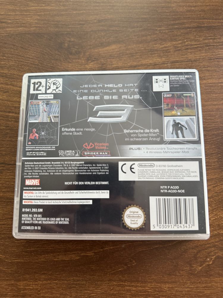 Spider man 3 nintendo ds