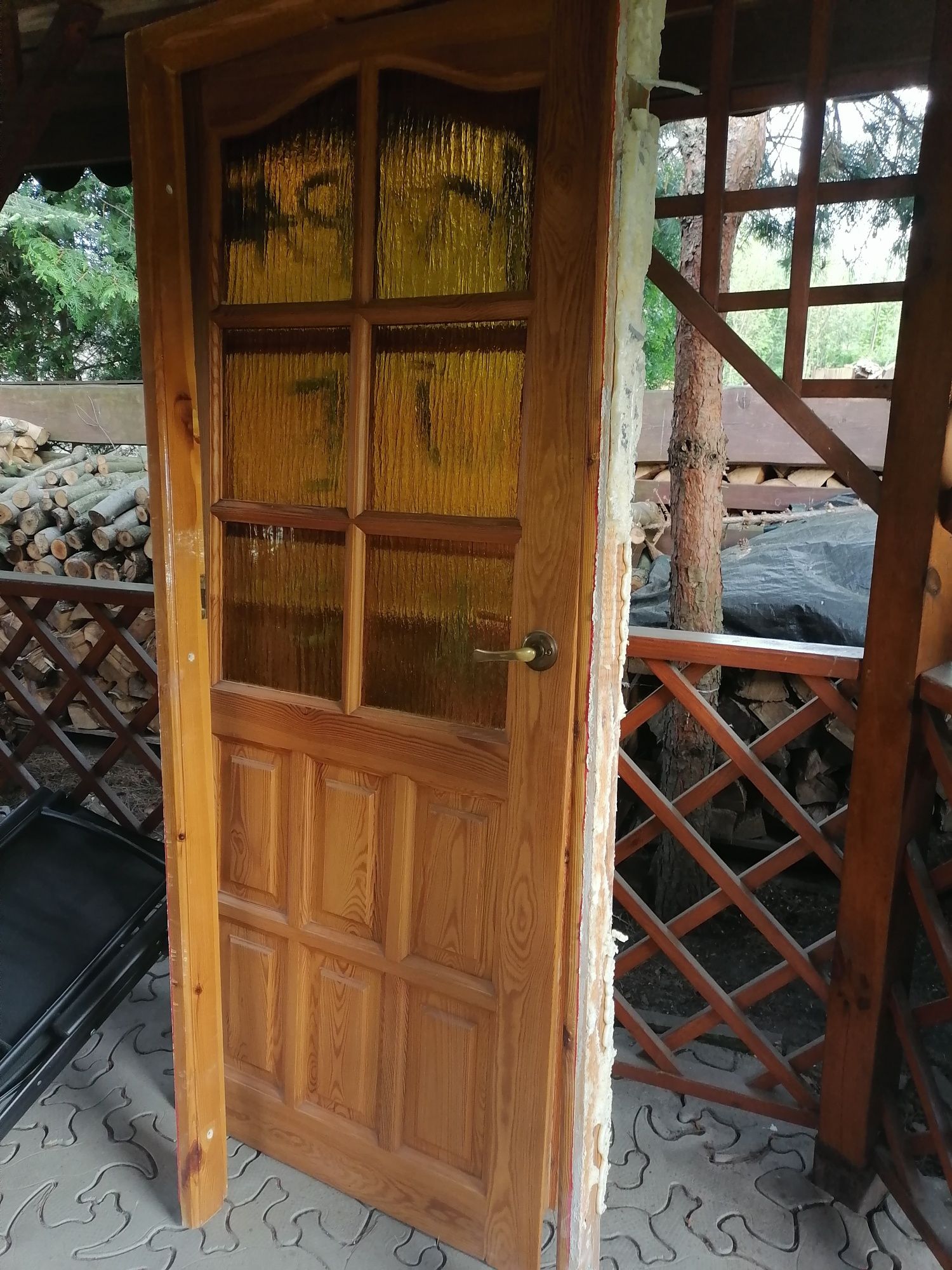 Drzwi drewniane lewe 80