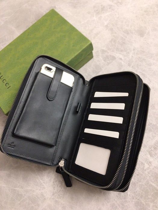 Шкіряна чоловіча барсетка Gucci клатч органайзер сумка на руку гаманец