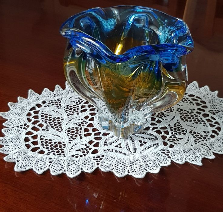 Конфетница Bohemia очень тяжелое стекло