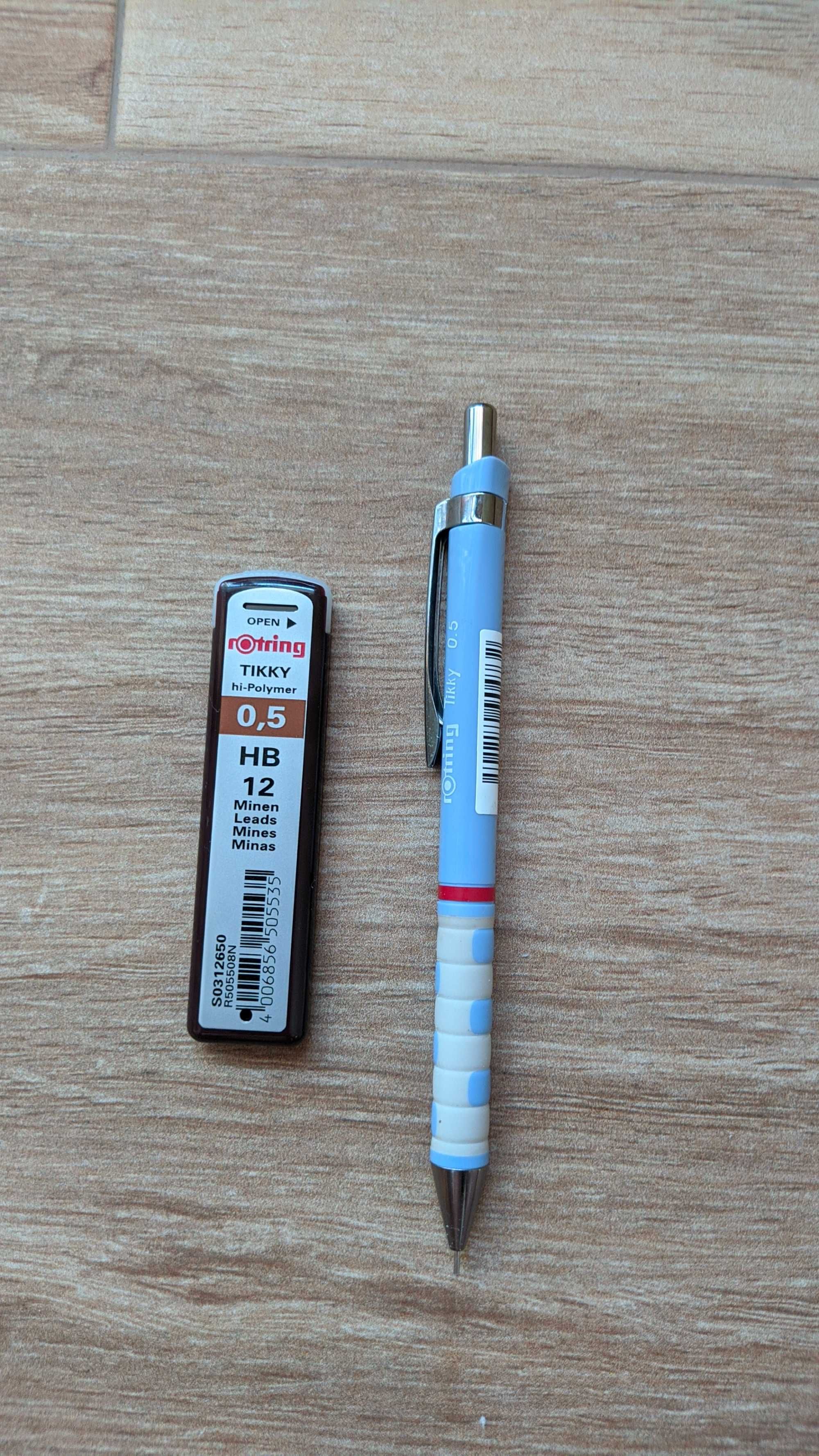 Lapiseira Rotring e minas 0.5mm (NOVA)