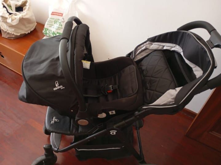 Carrinho de bebé asalvo