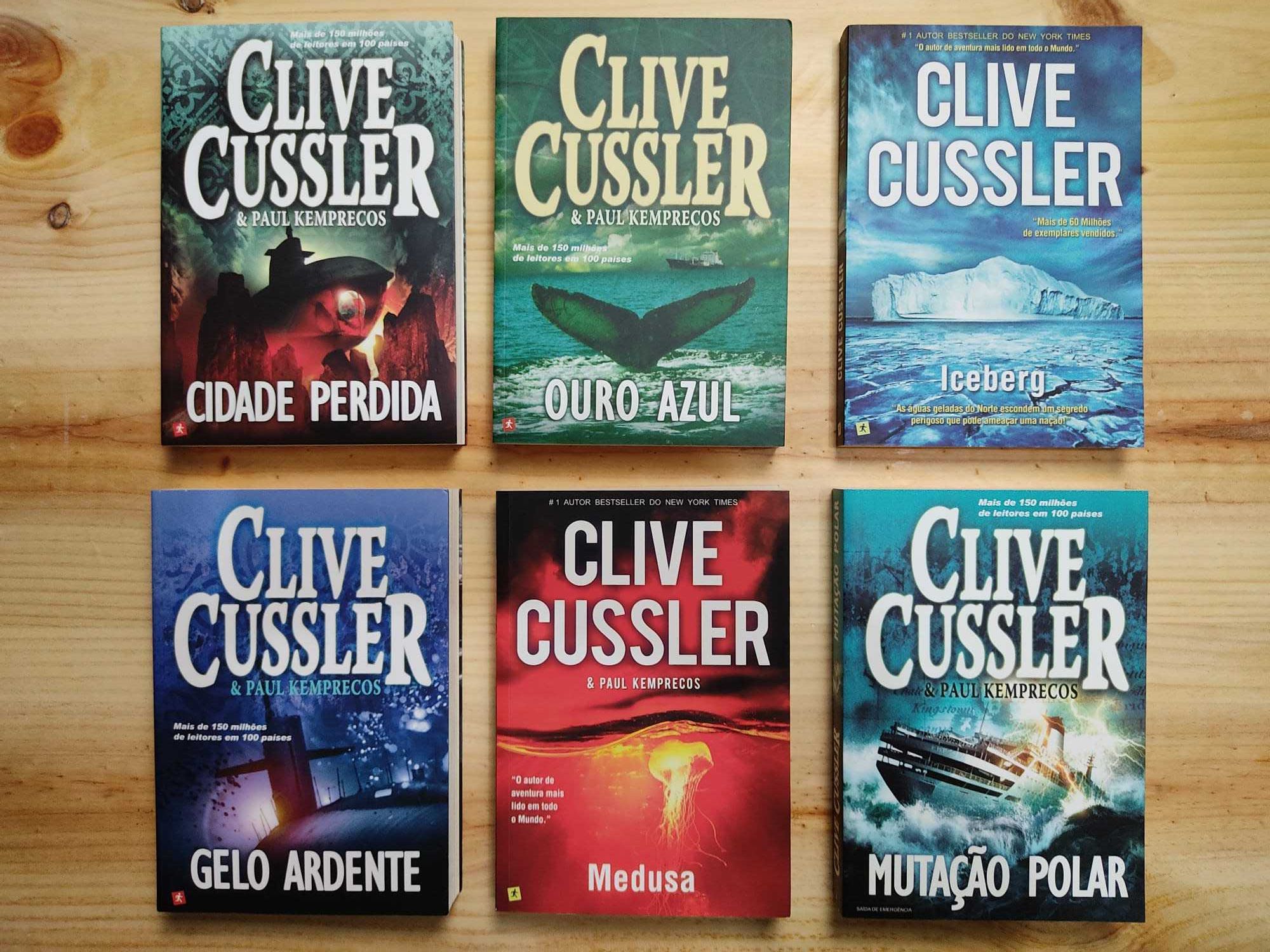 Clive Cussler. Vários Títulos LIVROS NOVOS