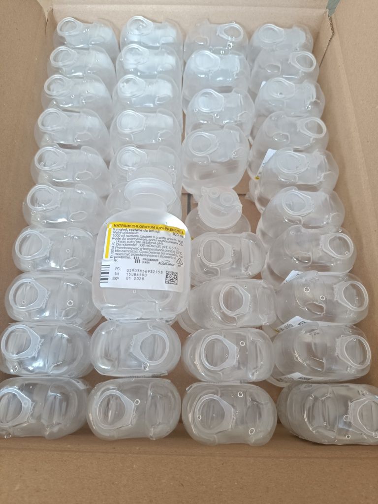 Sól fizjologiczna 40szt -100ml