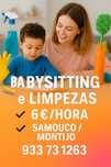 Faço limpezas e Faço de ama