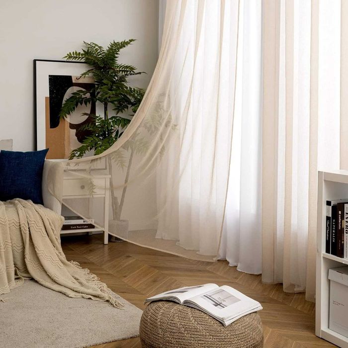 Nowa zasłona / kotara / zasłony /woalowe/MIULEE /140x200cm 2szt !1937!