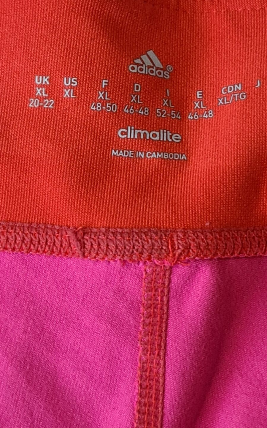 Odzież termiczna Sportowa legginsy firmy Adidas rozmiar XL