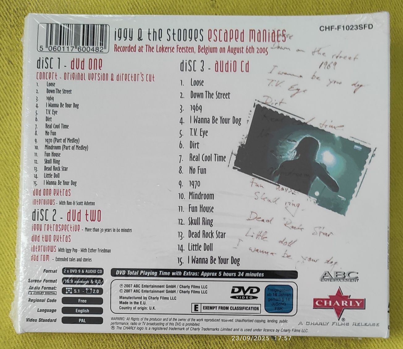 Iggy & The Stooges - Escaped Maniacs 2DVD+CD