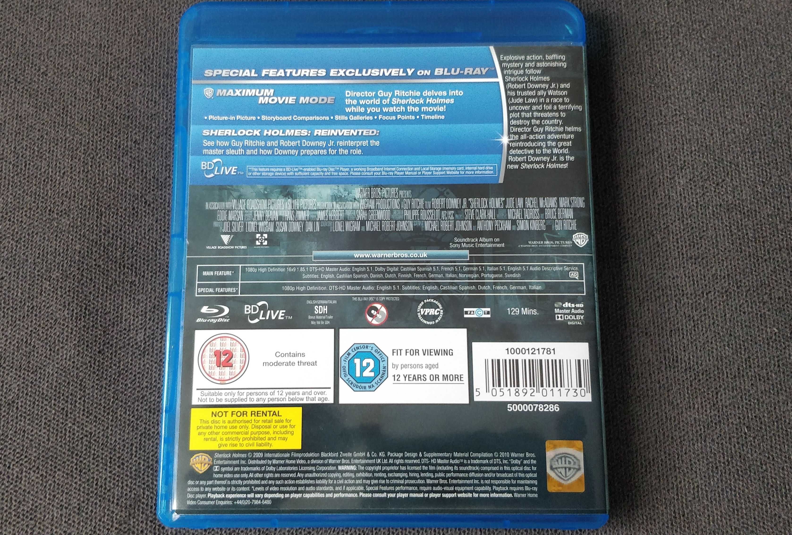 Sherlock Holmes Blu-Ray
