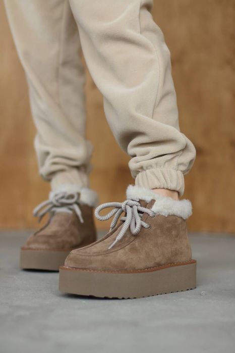 Жіночі замшеві ботинки 39р