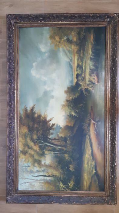 Pintura a óleo de Aníbal Lopes