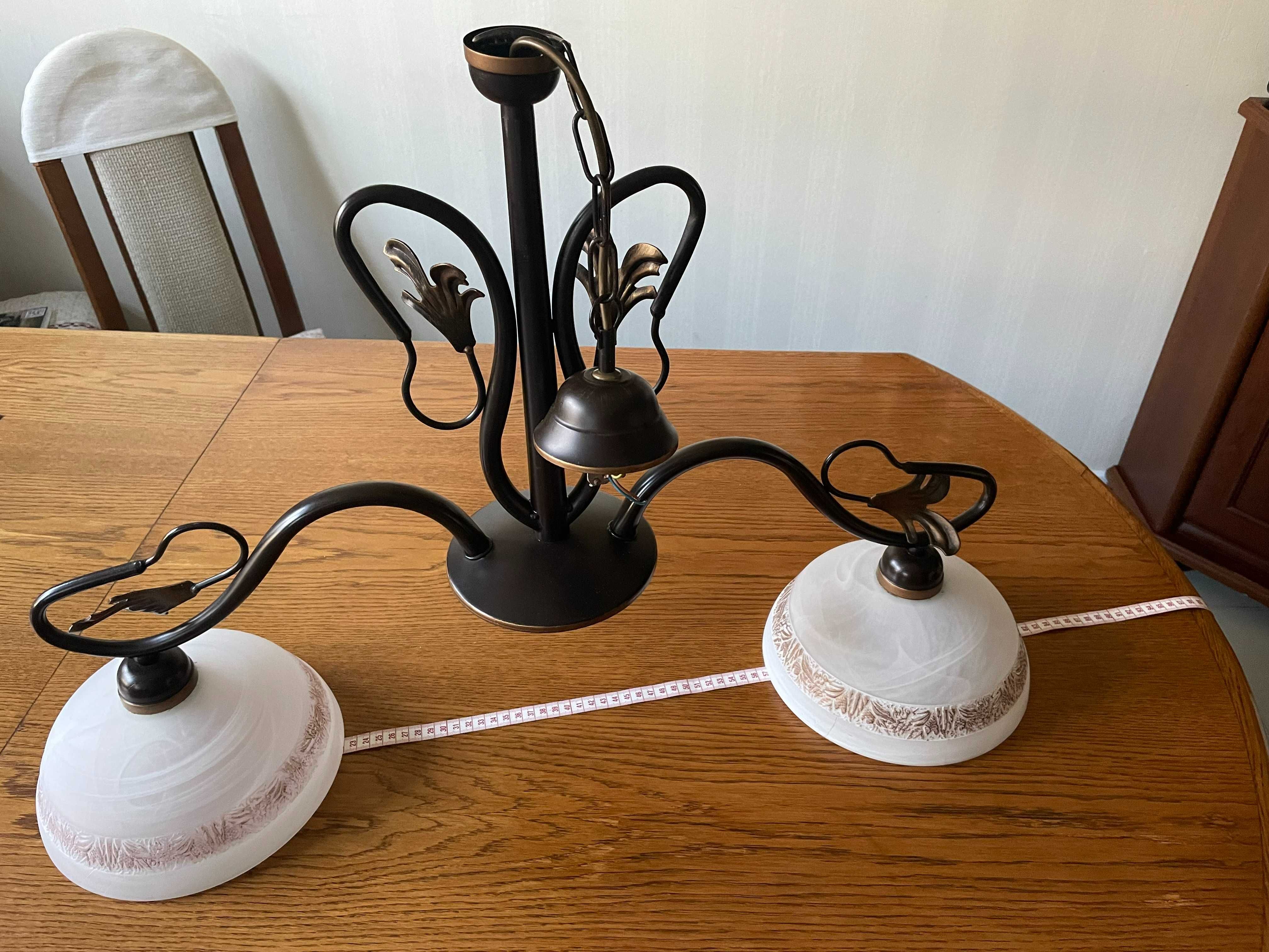 Lampa sufitowa i 2 kinkiety