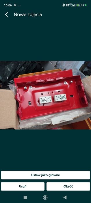 Puszka czerwona do elektroniki pip 2an