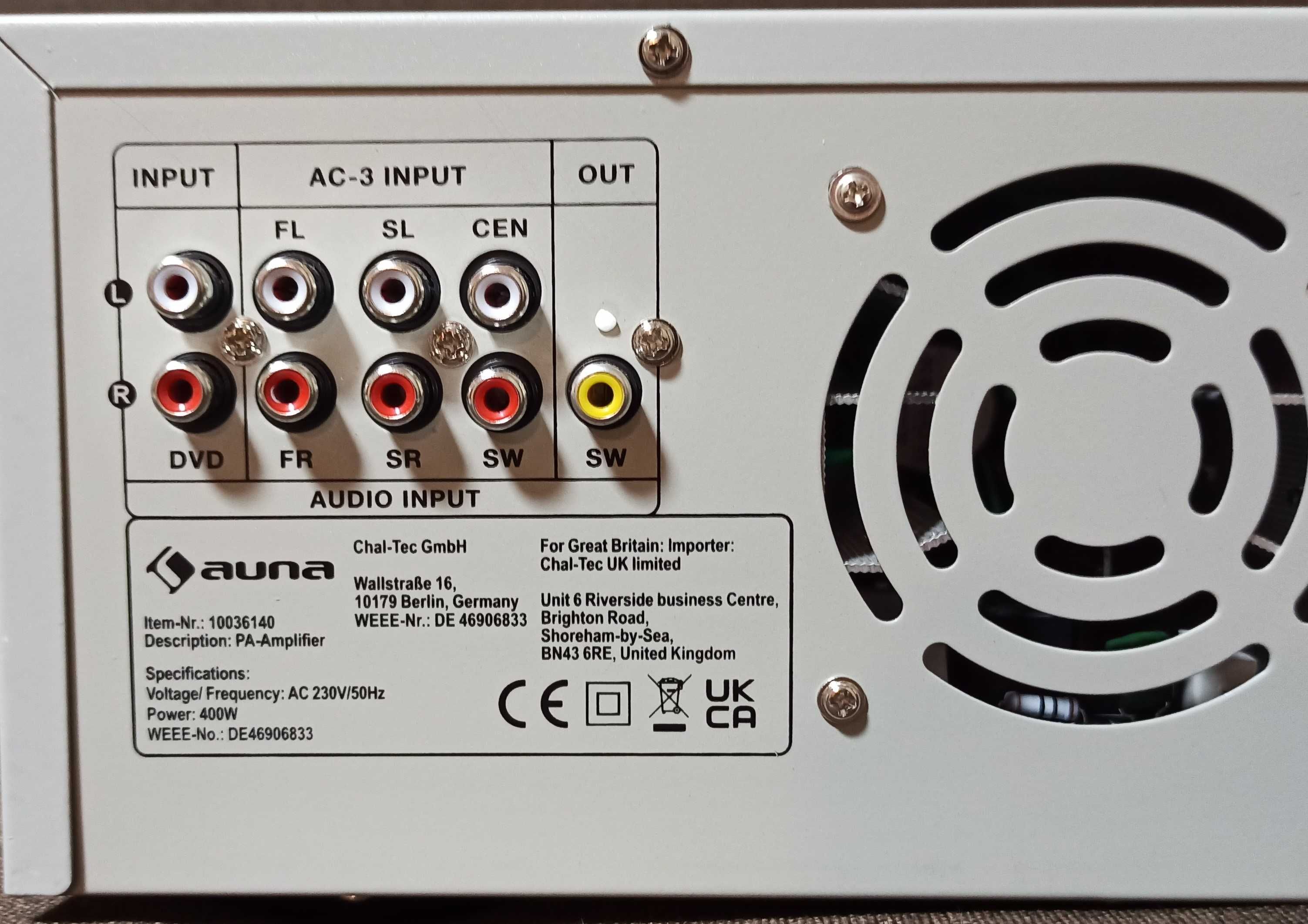 Підсилювач Auna  10036140 AMP 5100 BT