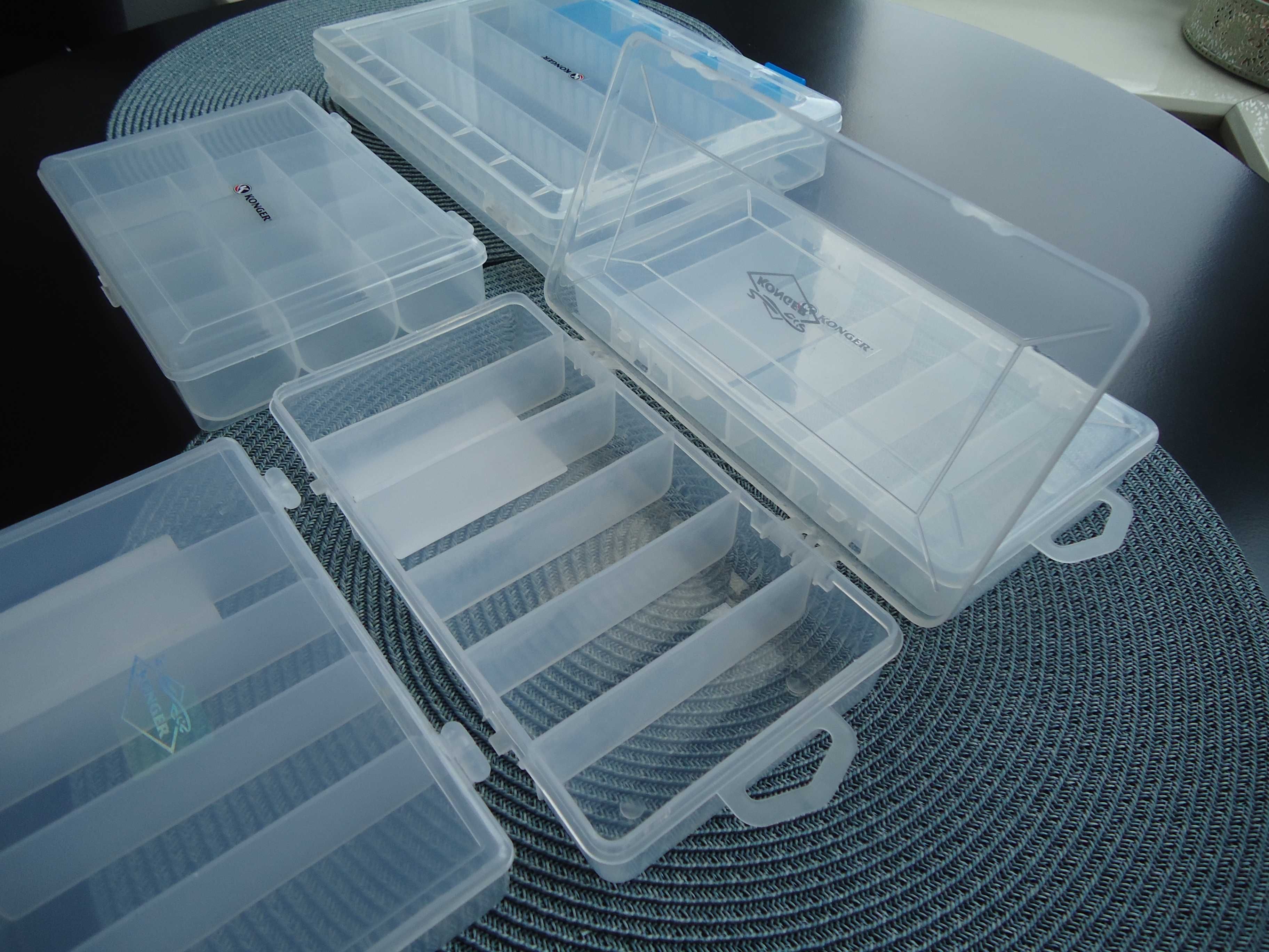 pojemnik pojemniki pojemniczki plastikowe organizery z przegródkami