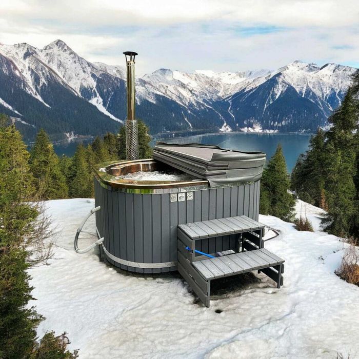 Чан для бізнесу. Спа комплекс. Купель з пічкою. Виробництво чанів